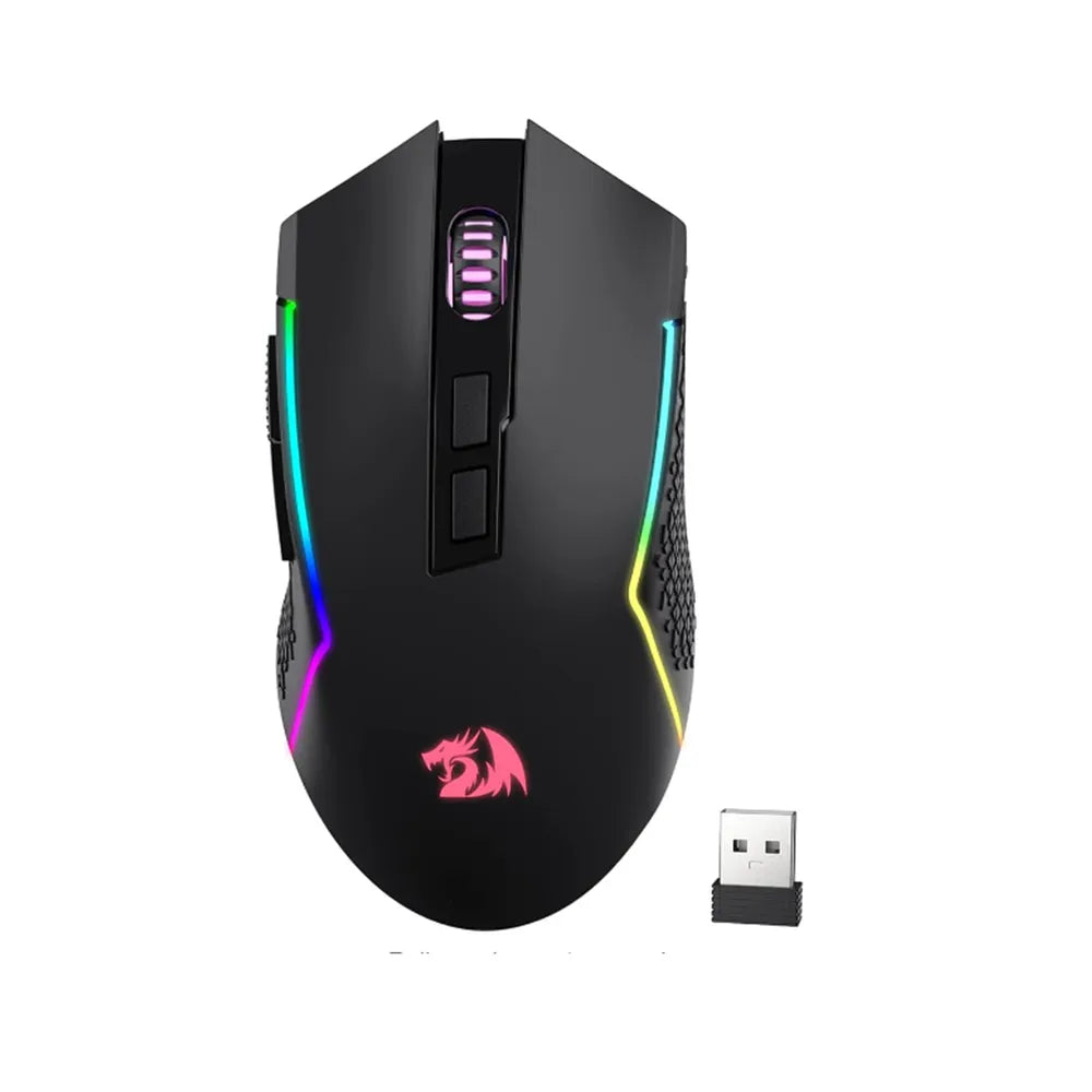 Combo redragon 2 en 1 pollux + trident s136 black spanish - Fun Touch