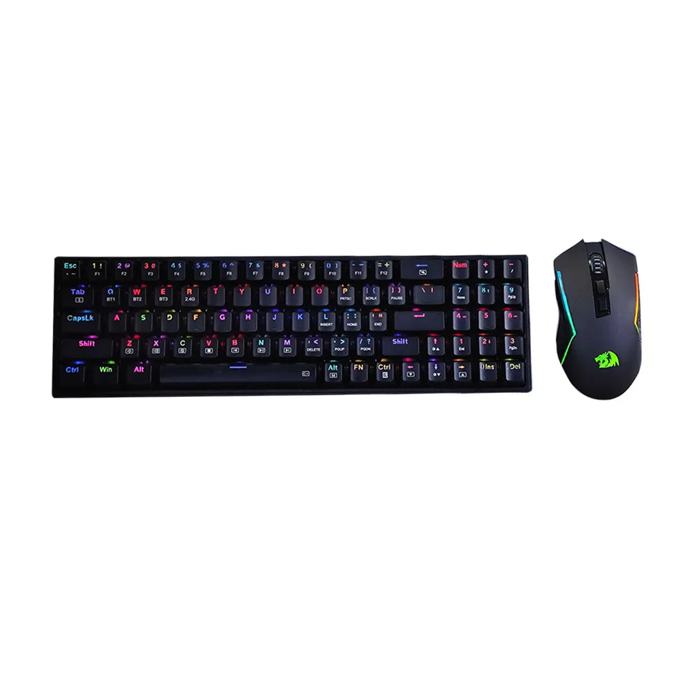 Combo Redragon 2 en 1 POLLUX + TRIDENT S136 Black Spanish Keyboard