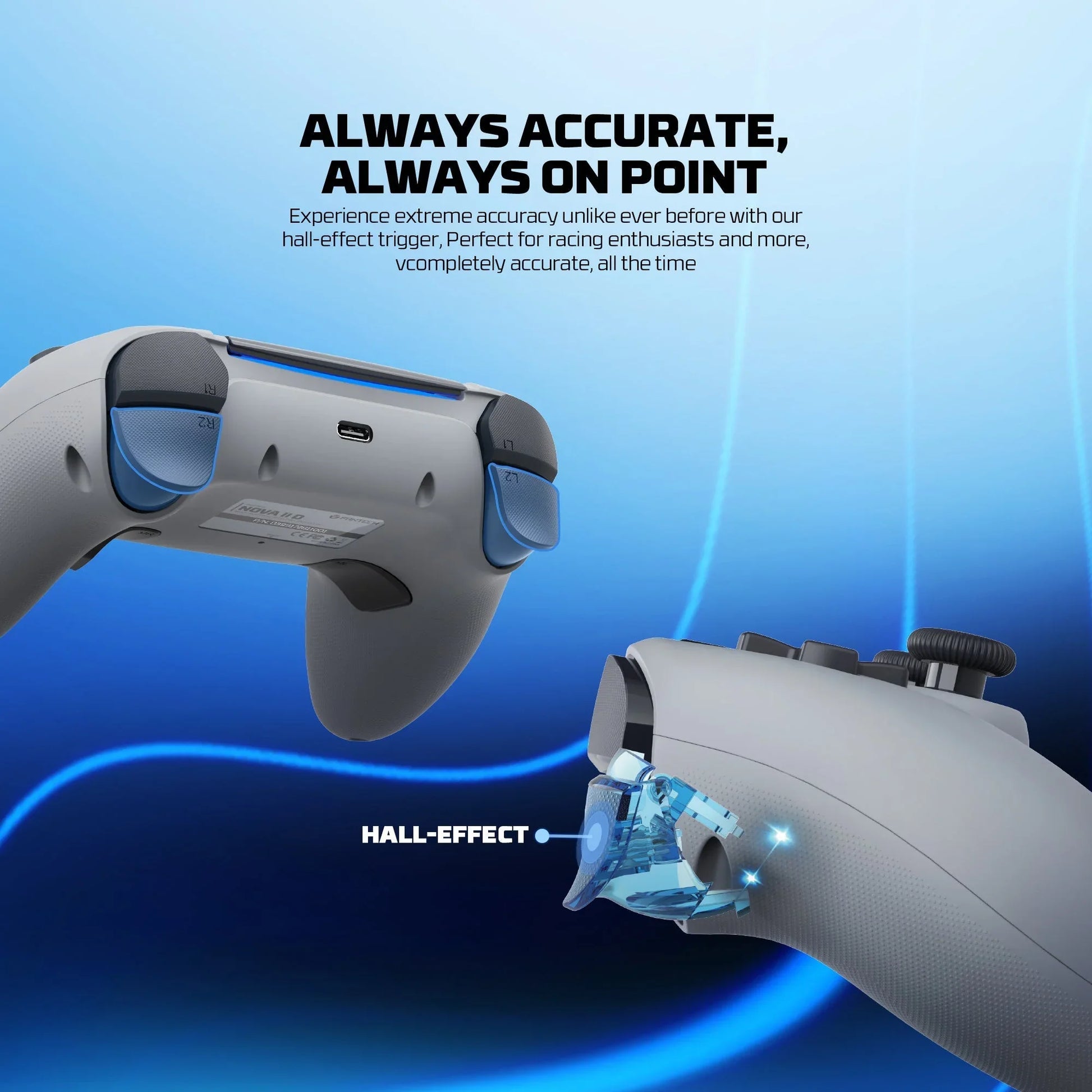 Fantech nova ii d wgp16d controller hall effect (ps5) new home game console