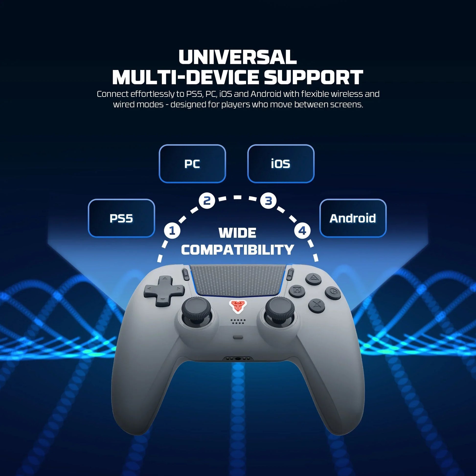 Fantech nova ii d wgp16d controller hall effect (ps5) new home game console