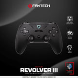 Fantech revolver iii wgp12s - wireless multi-platform gamepad - black gaming