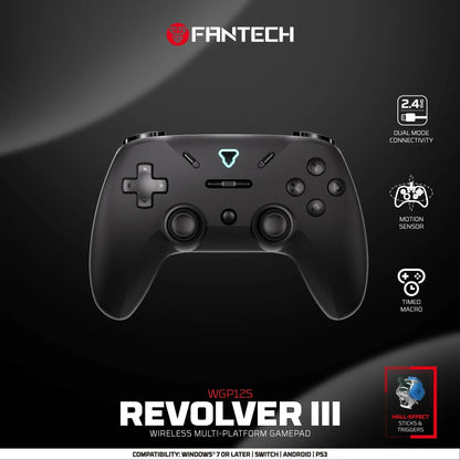 Fantech revolver iii wgp12s - wireless multi-platform gamepad - black gaming