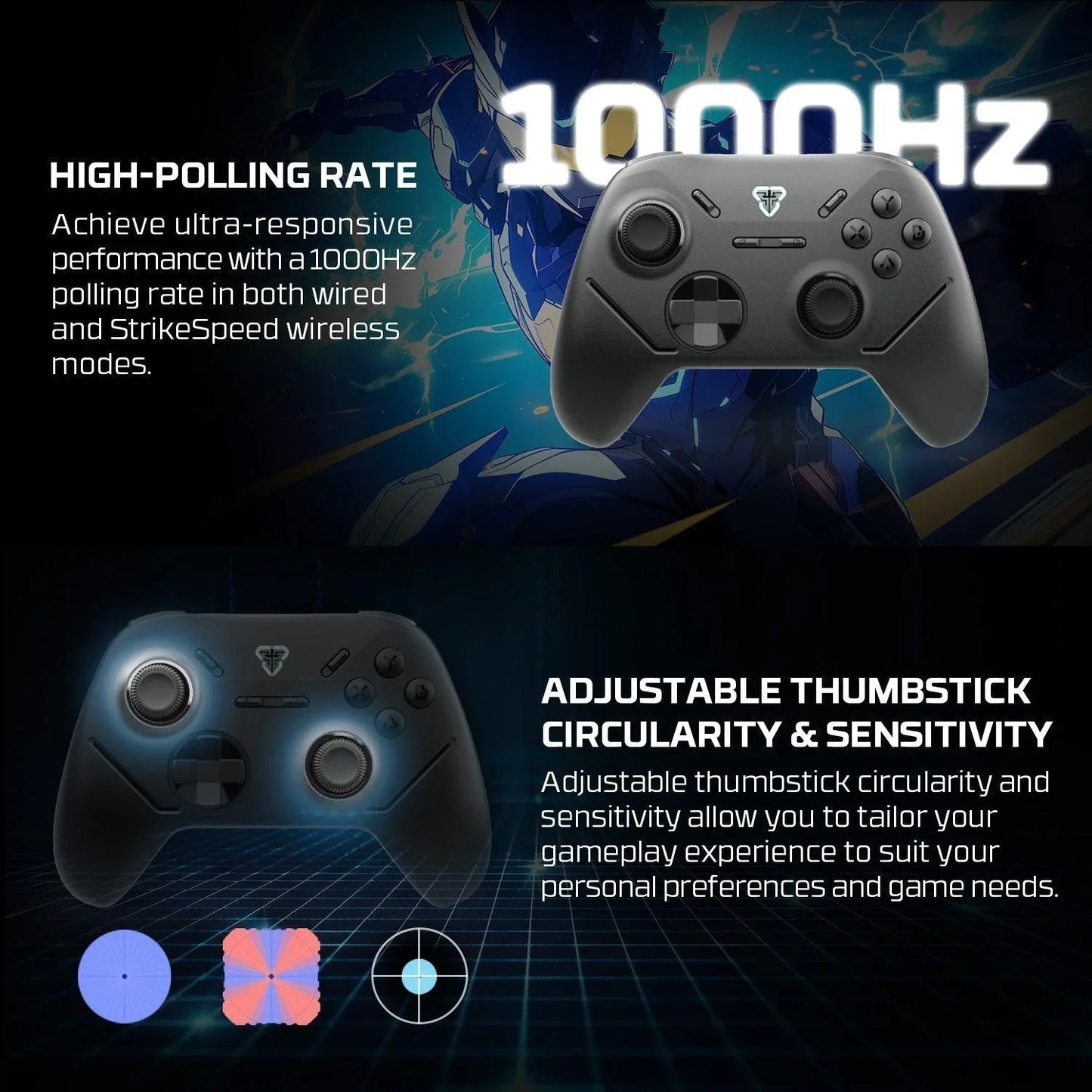 Fantech shooter ii wgp13s controller game controllers