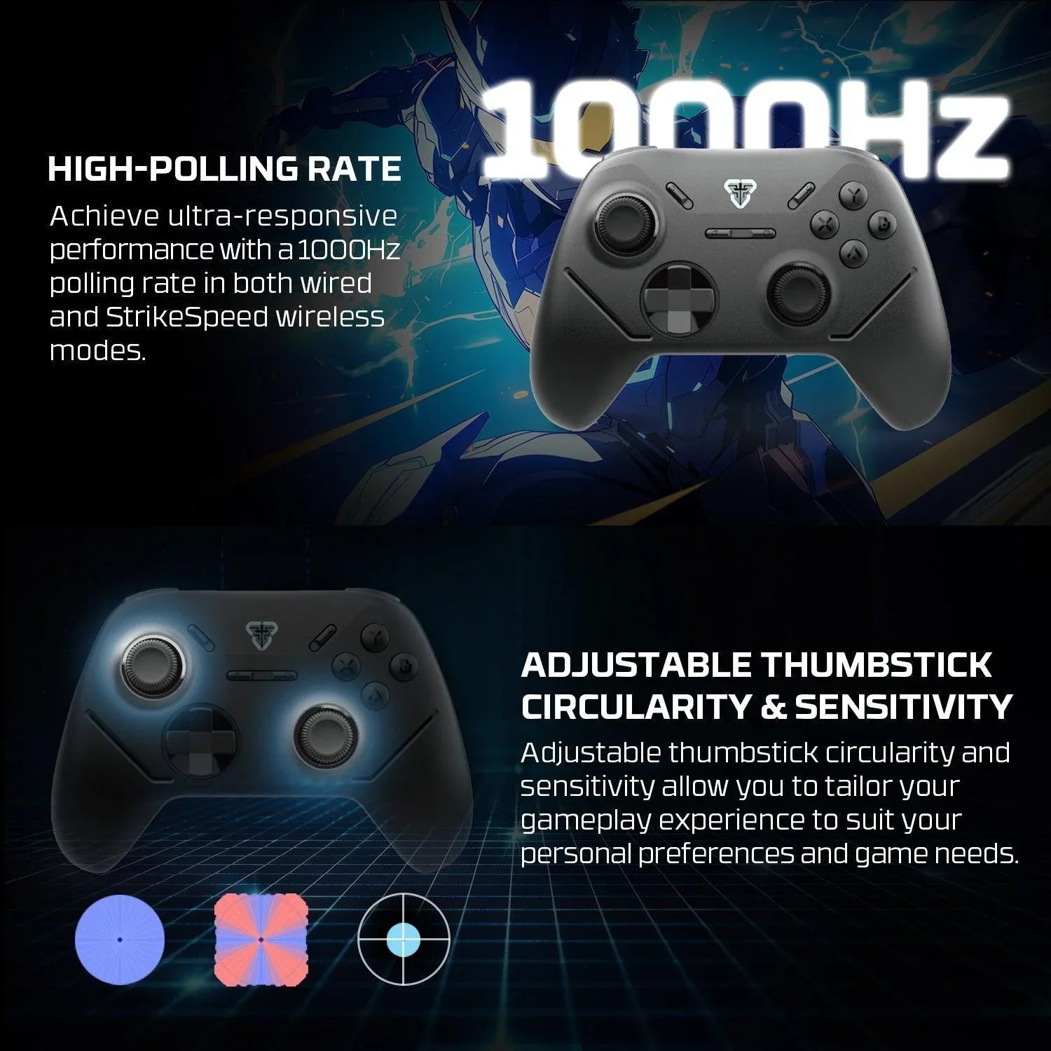 Fantech shooter ii wgp13s controller game controllers