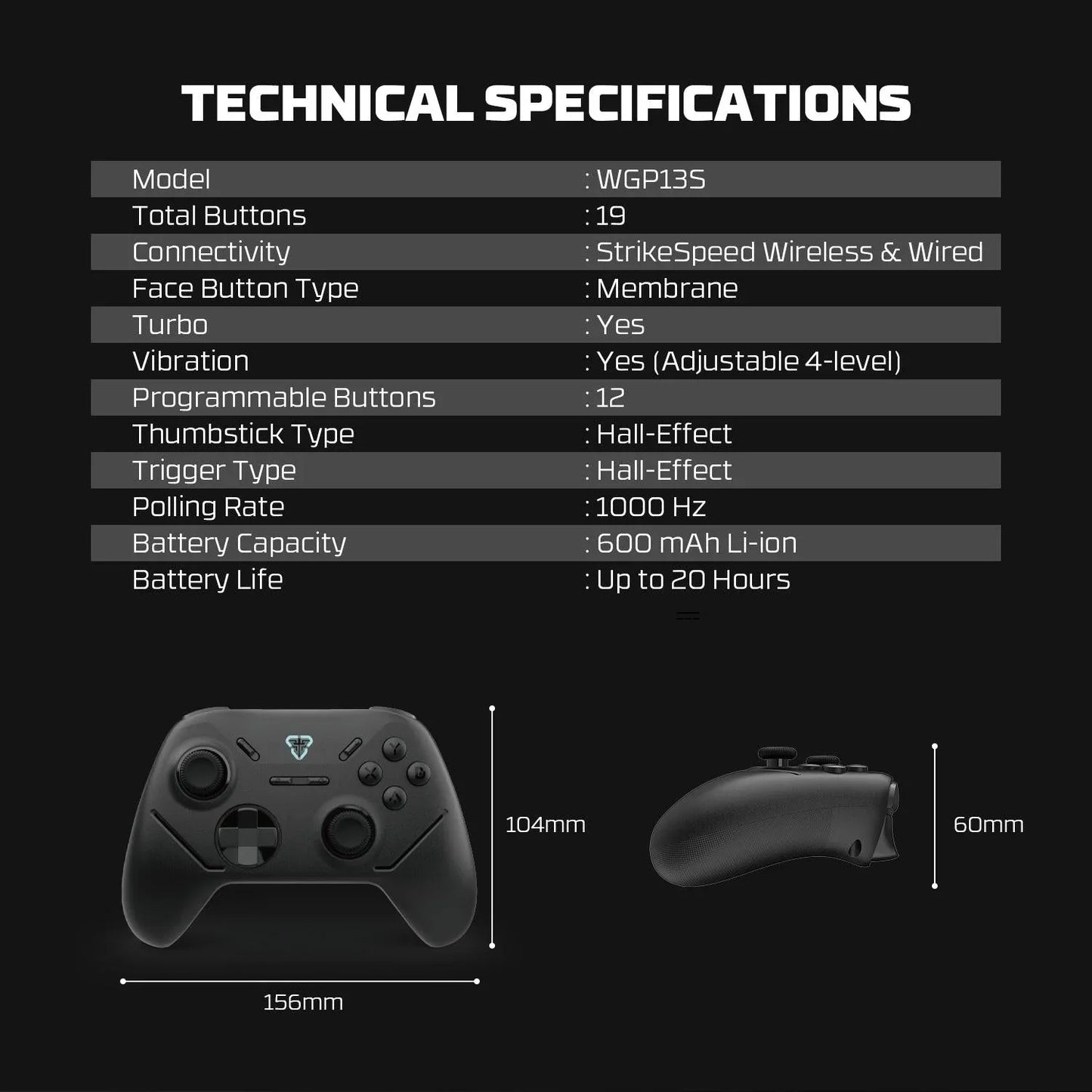 Fantech shooter ii wgp13s controller game controllers