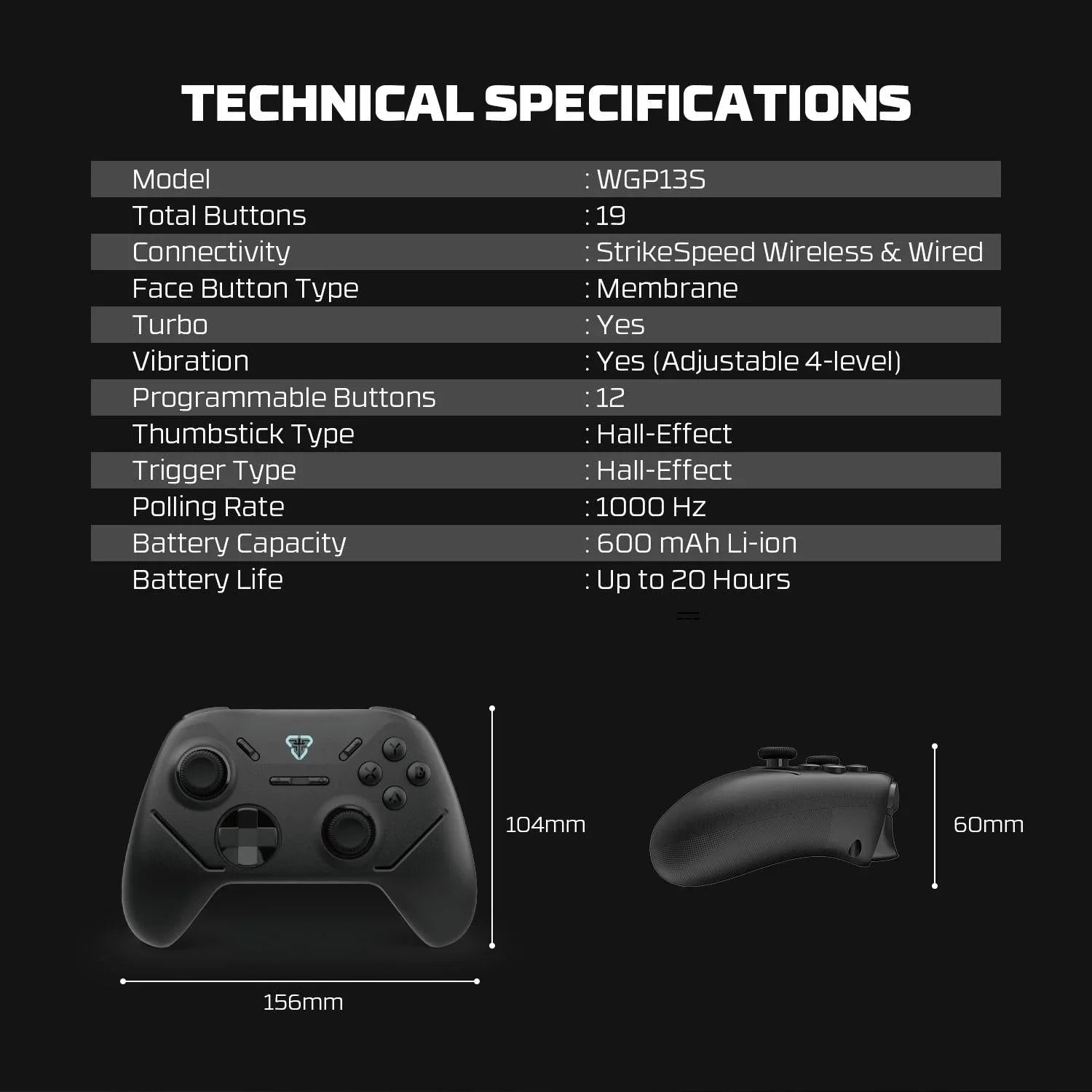 Fantech shooter ii wgp13s controller game controllers