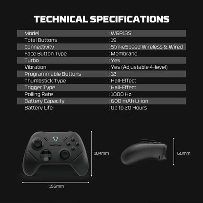 Fantech shooter ii wgp13s controller game controllers