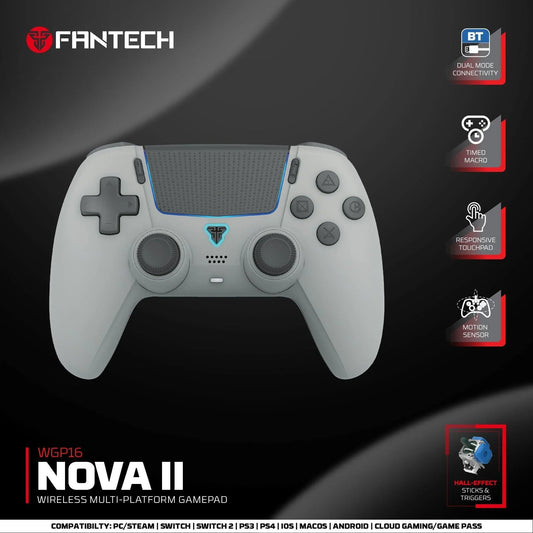 Fantech wgp16 nova ii wireless gamepad - black gaming pads