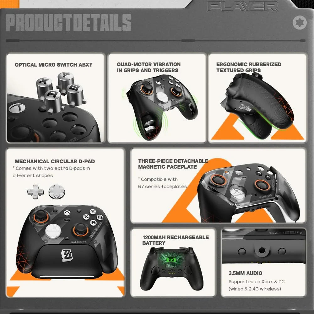 Gamesir g7 pro wireless gaming controller - officially licensed for xbox series