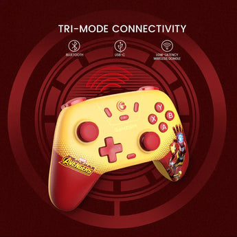 Gamesir nova lite multi-platform wireless gaming controller marvel’s iron man