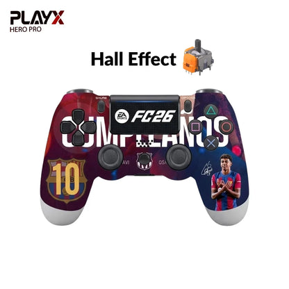 Playx controller hall effect ps4-pc-mobile (barca) home game console accessories