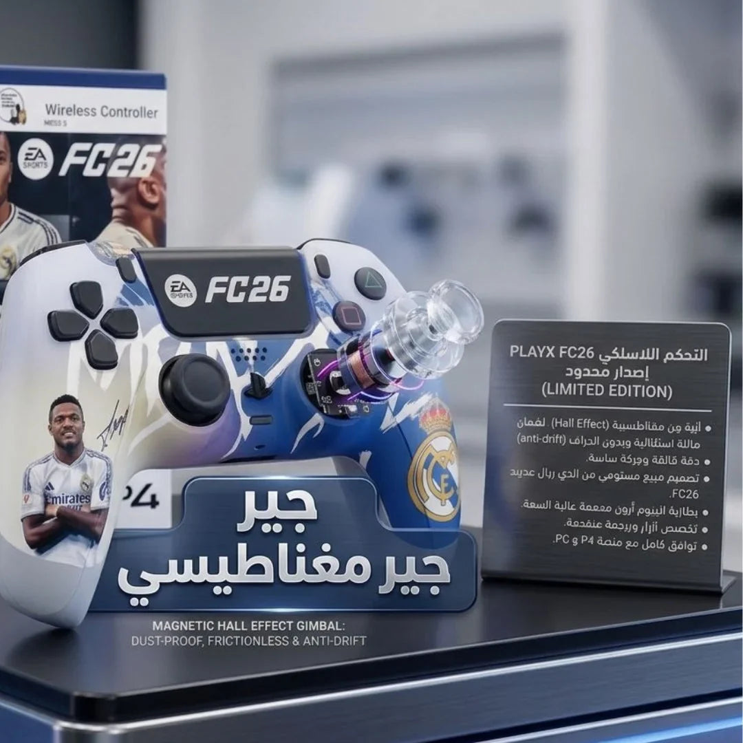 Playx controller hall effect ps4-pc-mobile (barca) home game console accessories