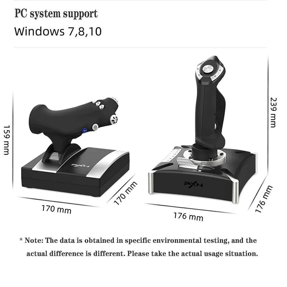Pxn 2119 pro flight simulator joystick