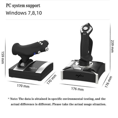 Pxn 2119 pro flight simulator joystick