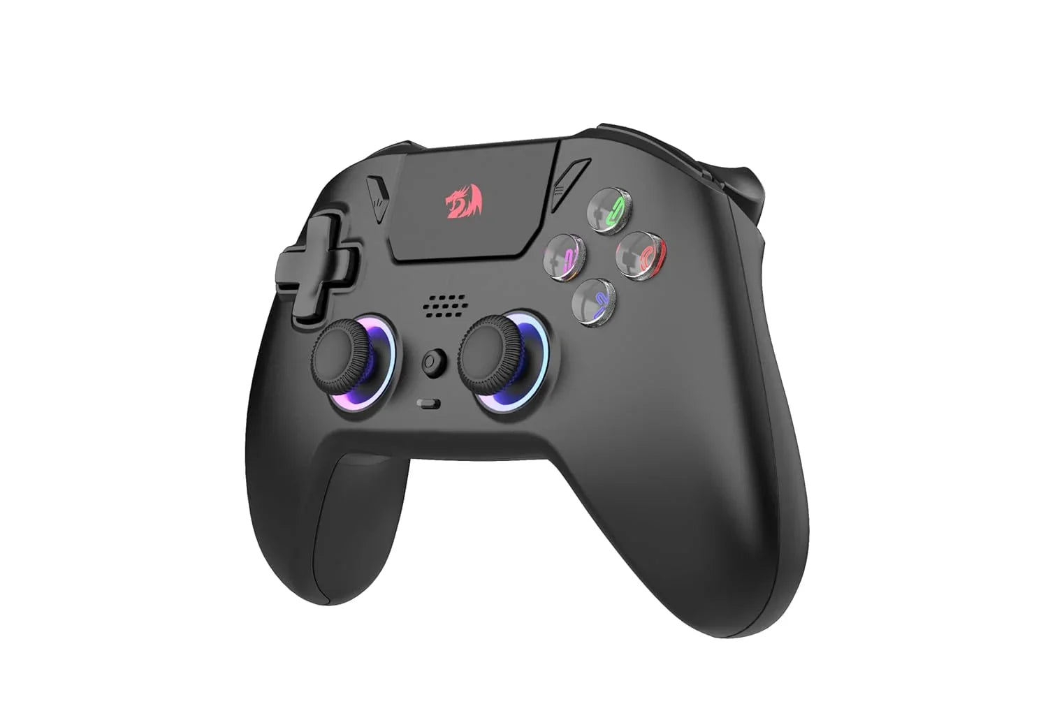 Redragon darkflame black gamer controller with analog leds and hall effect g820