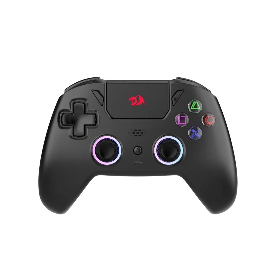 Redragon darkflame black gamer controller with analog leds and hall effect g820