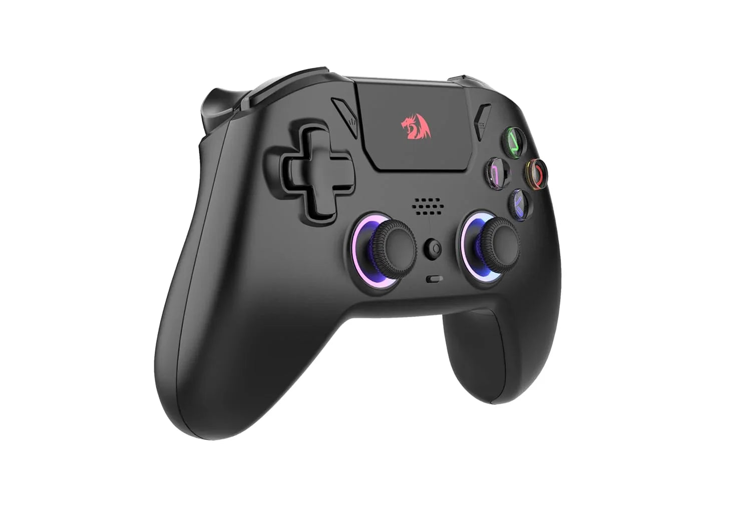 Redragon darkflame black gamer controller with analog leds and hall effect g820