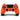 Wireless bt gamepad for ps4 controller solid orange