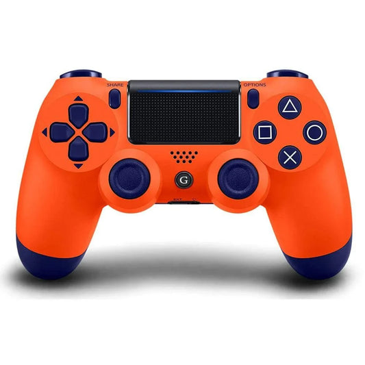 Wireless bt gamepad for ps4 controller solid orange