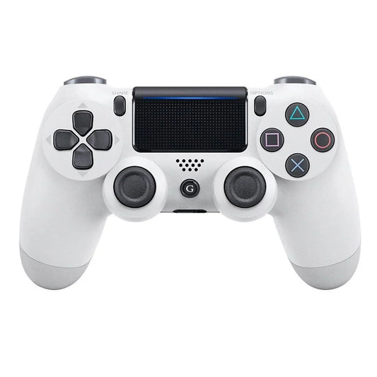 Wireless bt gamepad for ps4 controller solid white