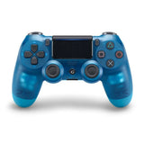 Wireless bt gamepad for ps4 controller trans blue