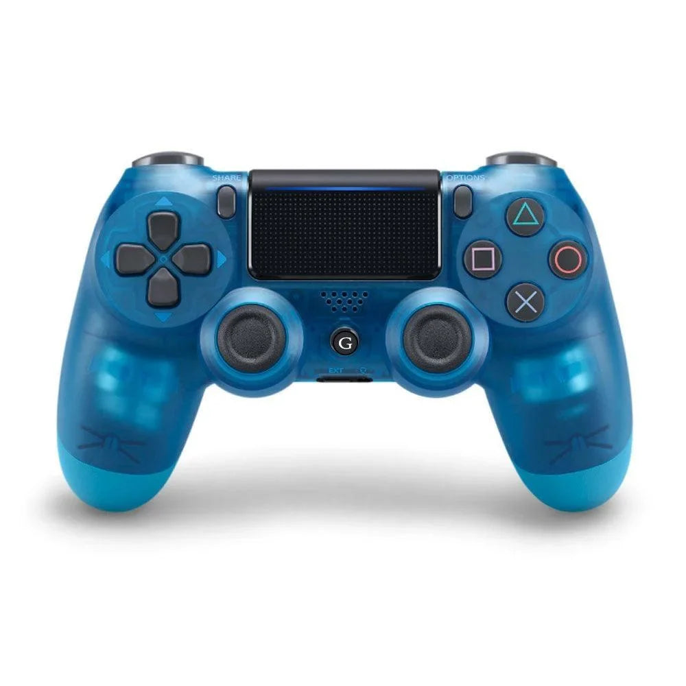 Wireless bt gamepad for ps4 controller trans blue