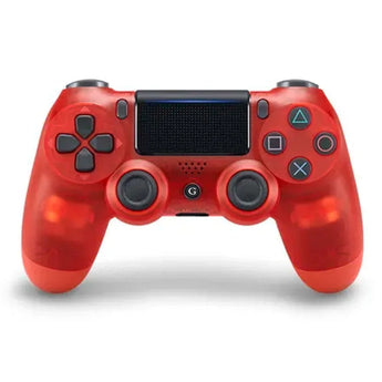 Wireless bt gamepad for ps4 controller trans red