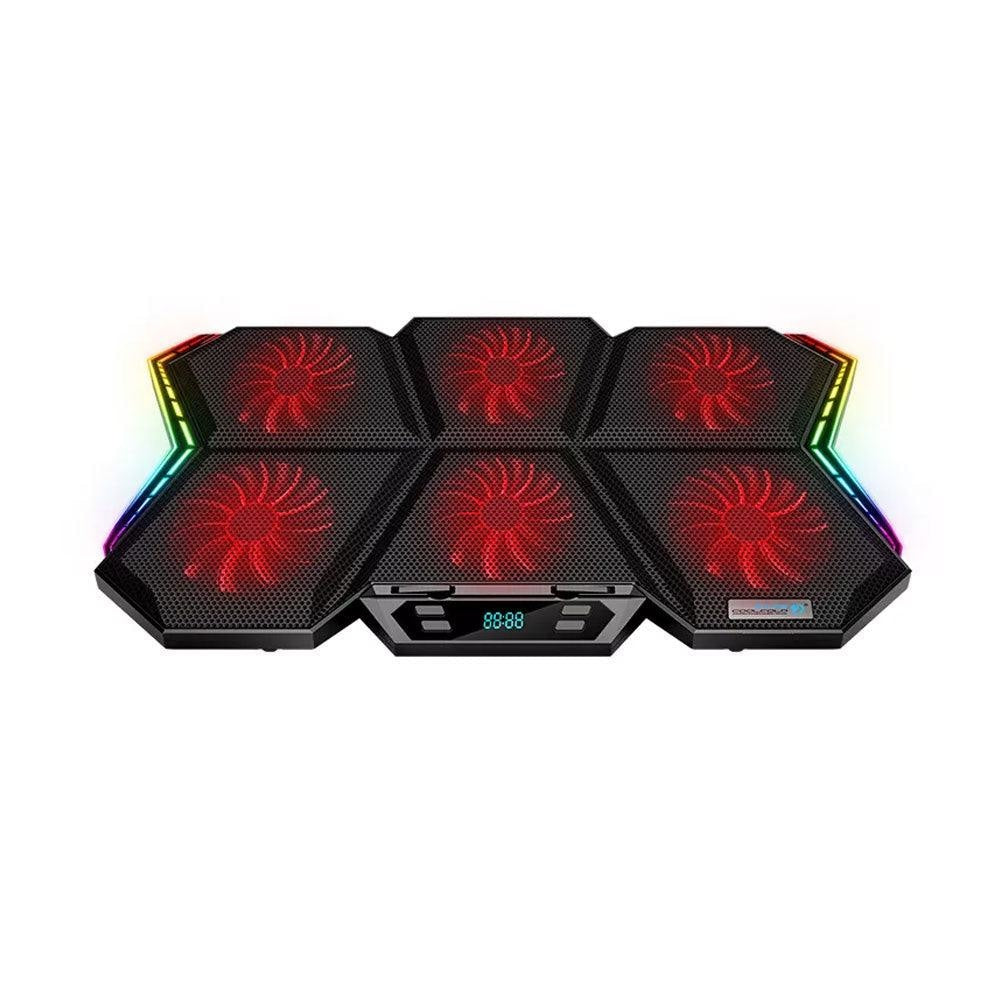 COOLCOLD K40 RGB Laptop Cooler 6 fan Cooling Stands