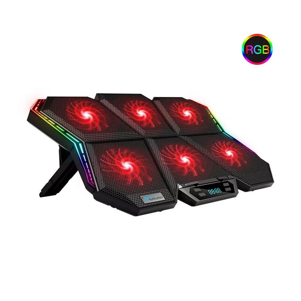 COOLCOLD K40 RGB Laptop Cooler 6 - fan Cooling Stands 25 JOD