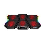 COOLCOLD K40 RGB Laptop Cooler 6 - fan Cooling Stands 25 JOD