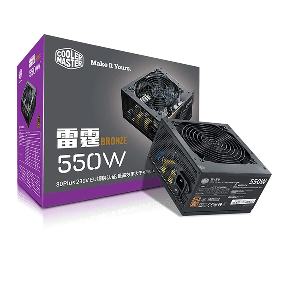 Cooler Master Thunderclap MWE 550W Power Supply Coolers & Power Supply 45 JOD