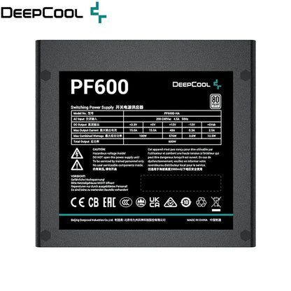 Deepcool pf600 power supply unit - reliable & efficient performance - coolers & power supply
