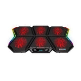 Coolcold k40 rgb laptop cooler 6-fan