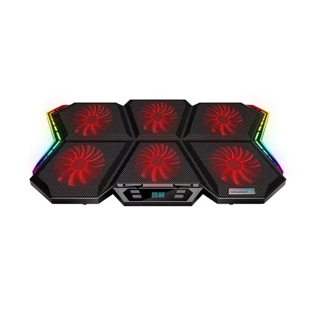 Coolcold k40 rgb laptop cooler 6-fan