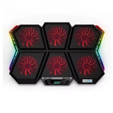 Coolcold k40 rgb laptop cooler 6-fan