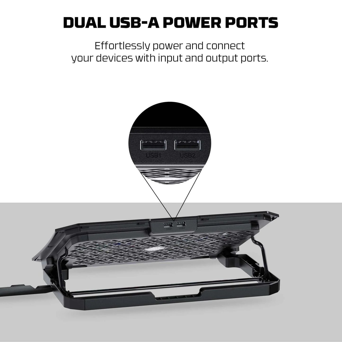 Fantech nc14 notebook cooler laptop cooling pad computer risers & stands