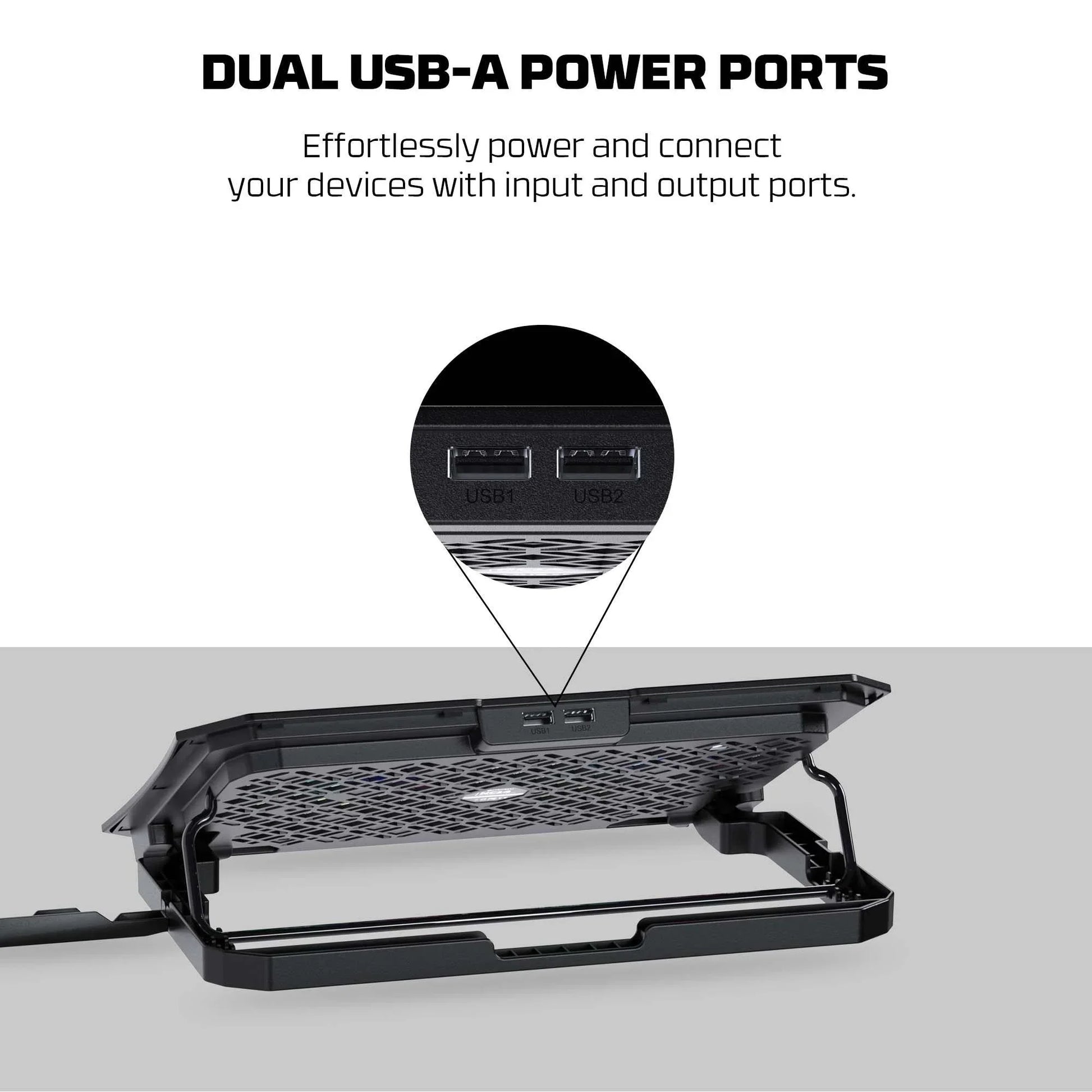Fantech nc14 notebook cooler laptop cooling pad computer risers & stands