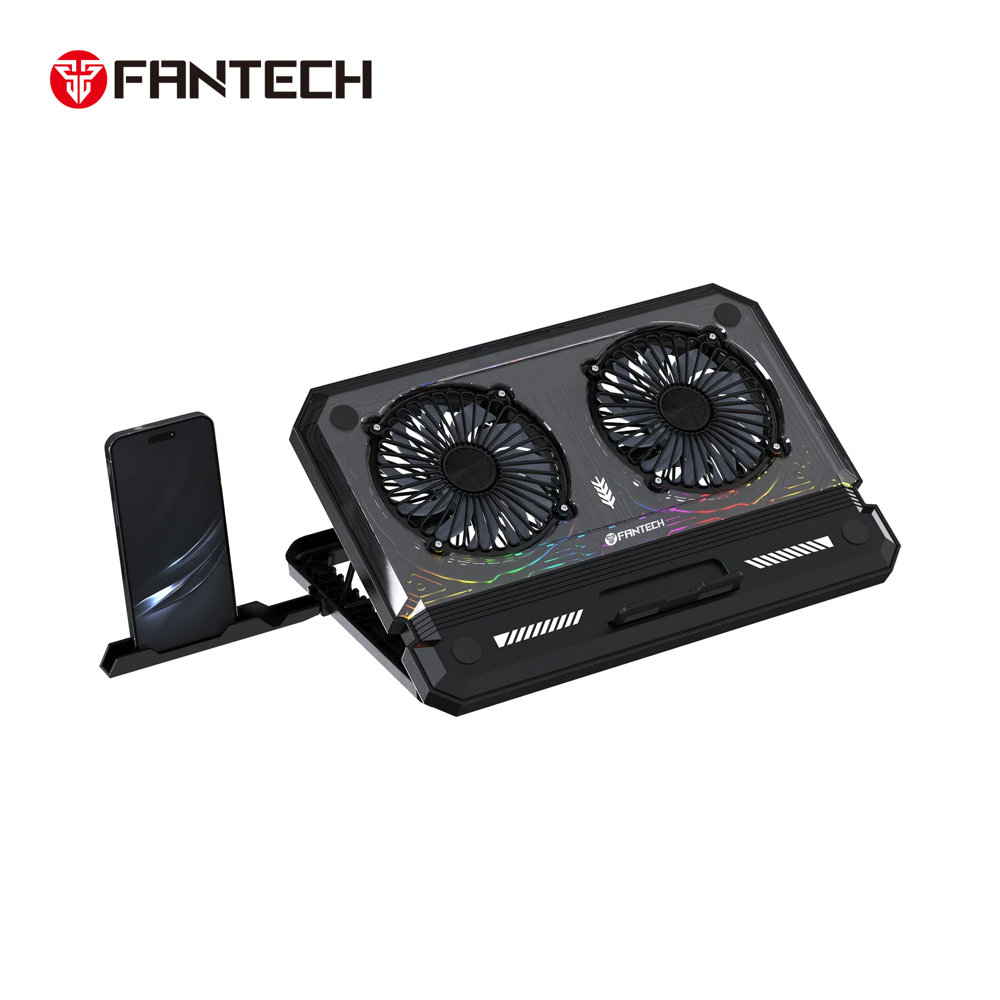 Fantech nc21 notebook cooler laptop cooling pad computer risers & stands