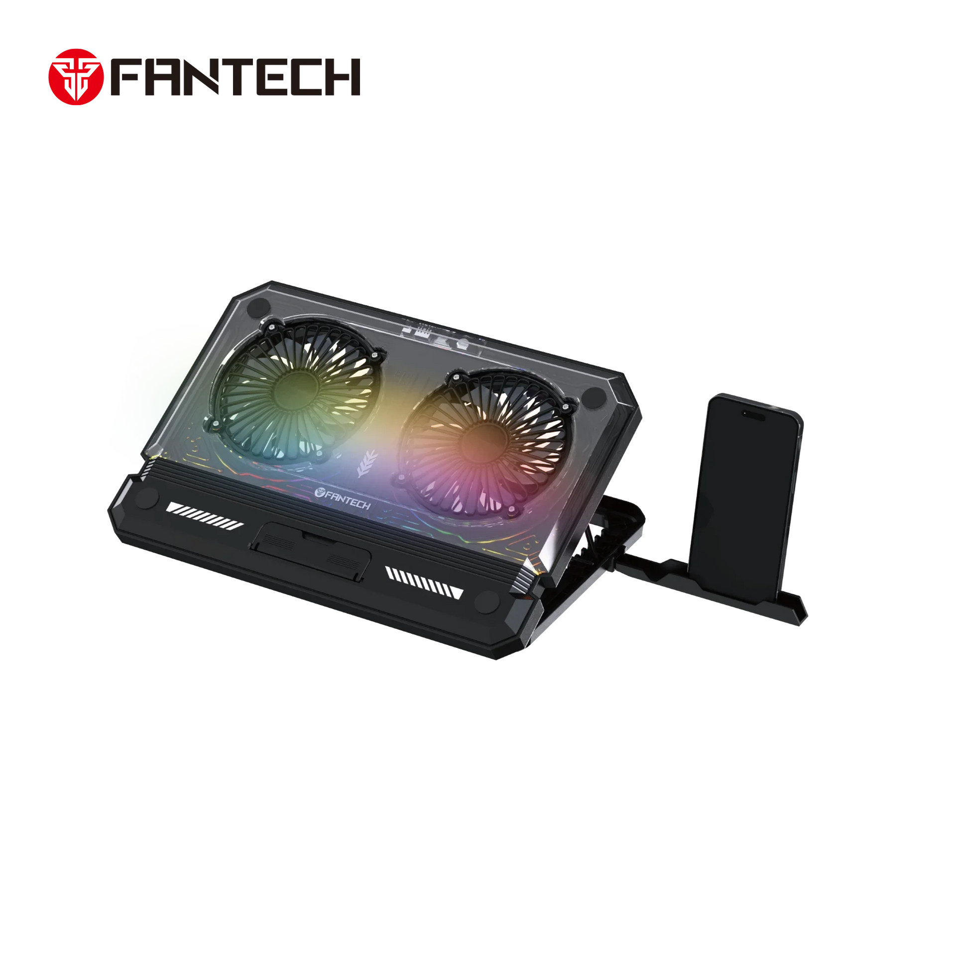 Fantech nc21 notebook cooler laptop cooling pad computer risers & stands