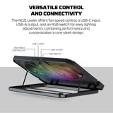 Fantech nc21 notebook cooler laptop cooling pad computer risers & stands