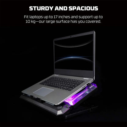 Fantech nc21 notebook cooler laptop cooling pad computer risers & stands