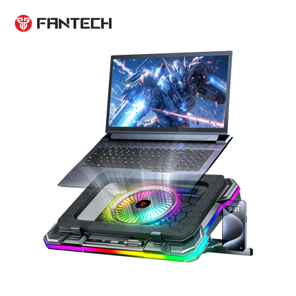 Fantech nc22 notebook cooler laptop cooling pad computer risers & stands