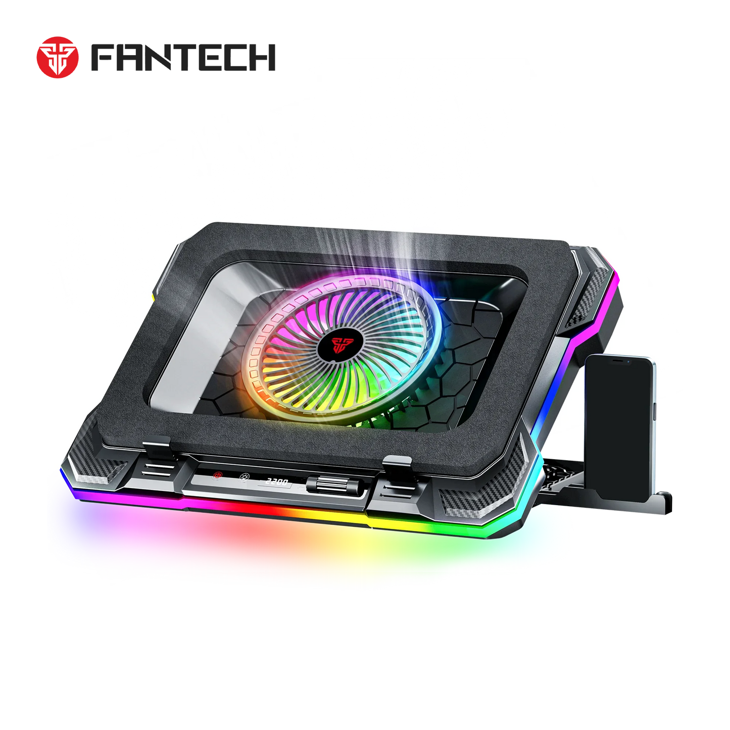 Fantech nc22 notebook cooler laptop cooling pad computer risers & stands