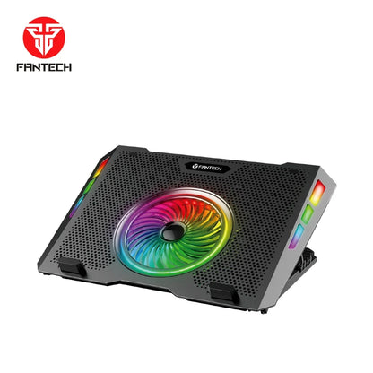 Fantech rgb laptop cooling pad nc20 for enhanced performance and style - cooling stands