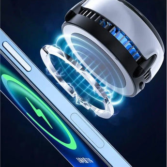 Memo cx-03 magnetic phone cooler with wireless charging wireless chargers