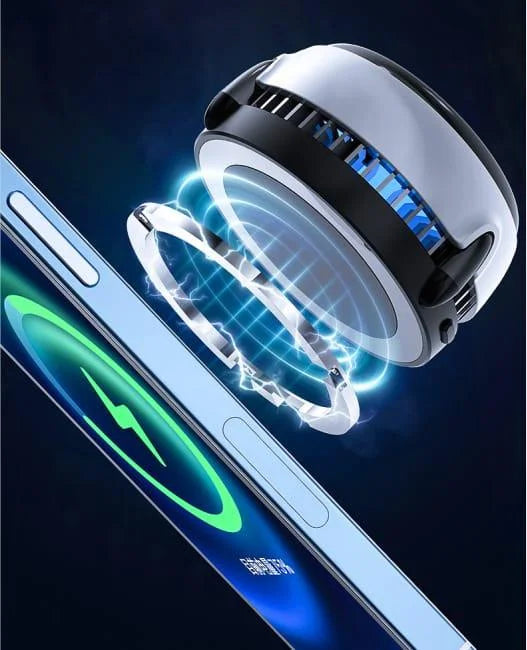 Memo cx-03 magnetic phone cooler with wireless charging wireless chargers