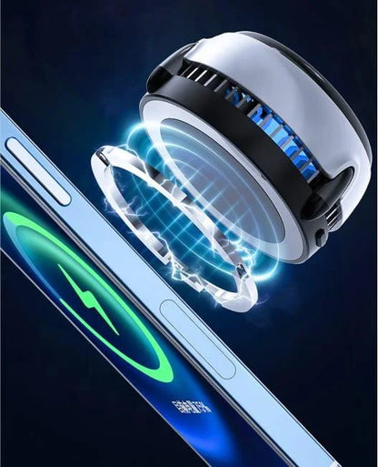 Memo cx-03 magnetic phone cooler with wireless charging wireless chargers