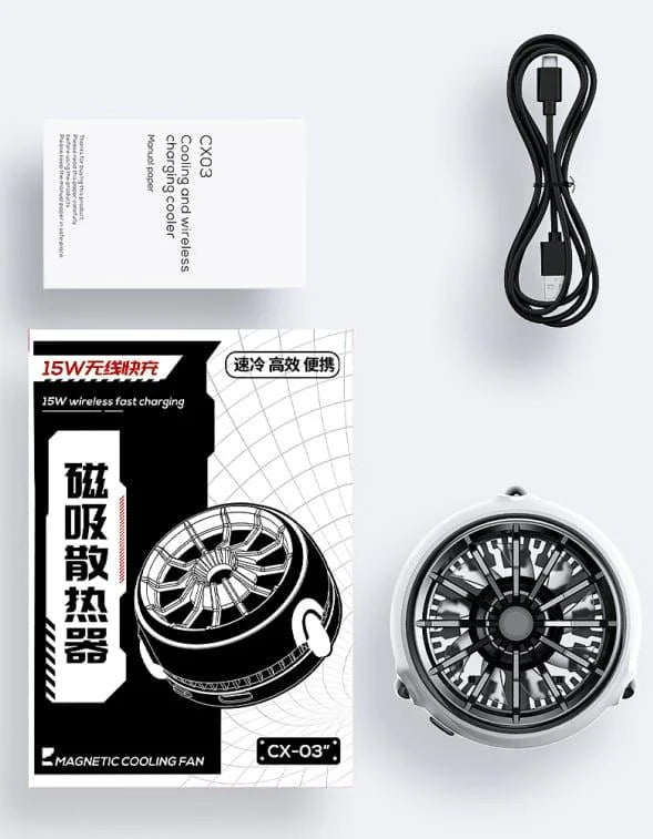Memo cx-03 magnetic phone cooler with wireless charging wireless chargers