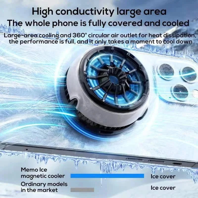 Memo cx-03 magnetic phone cooler with wireless charging wireless chargers