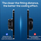 Memo cx02 magnetic semiconductor cell phone cooler with wireless charger
